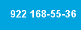 922 168-55-36 922 168-55-36